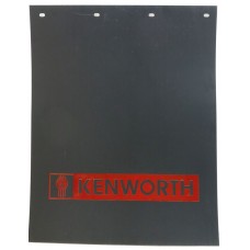 Juego de lodera negra con logotipo KW rojo